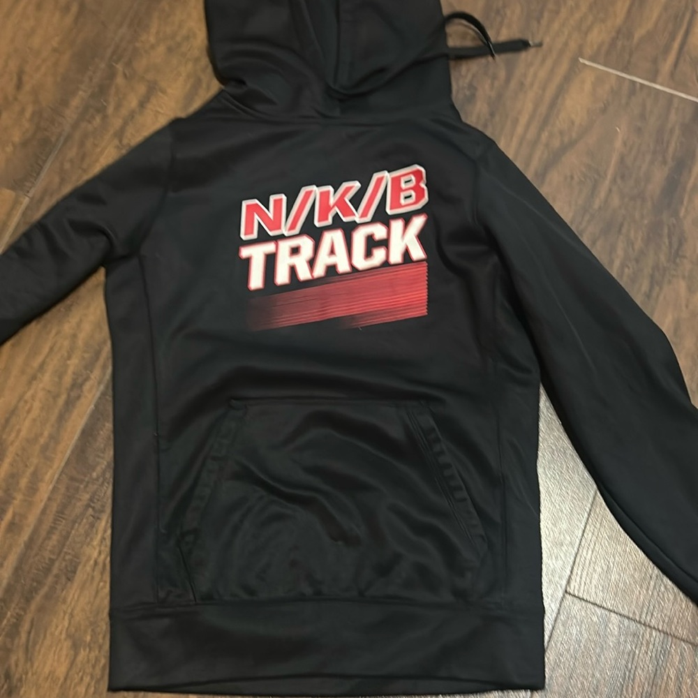 Black, x-small NKB track sweatshirt